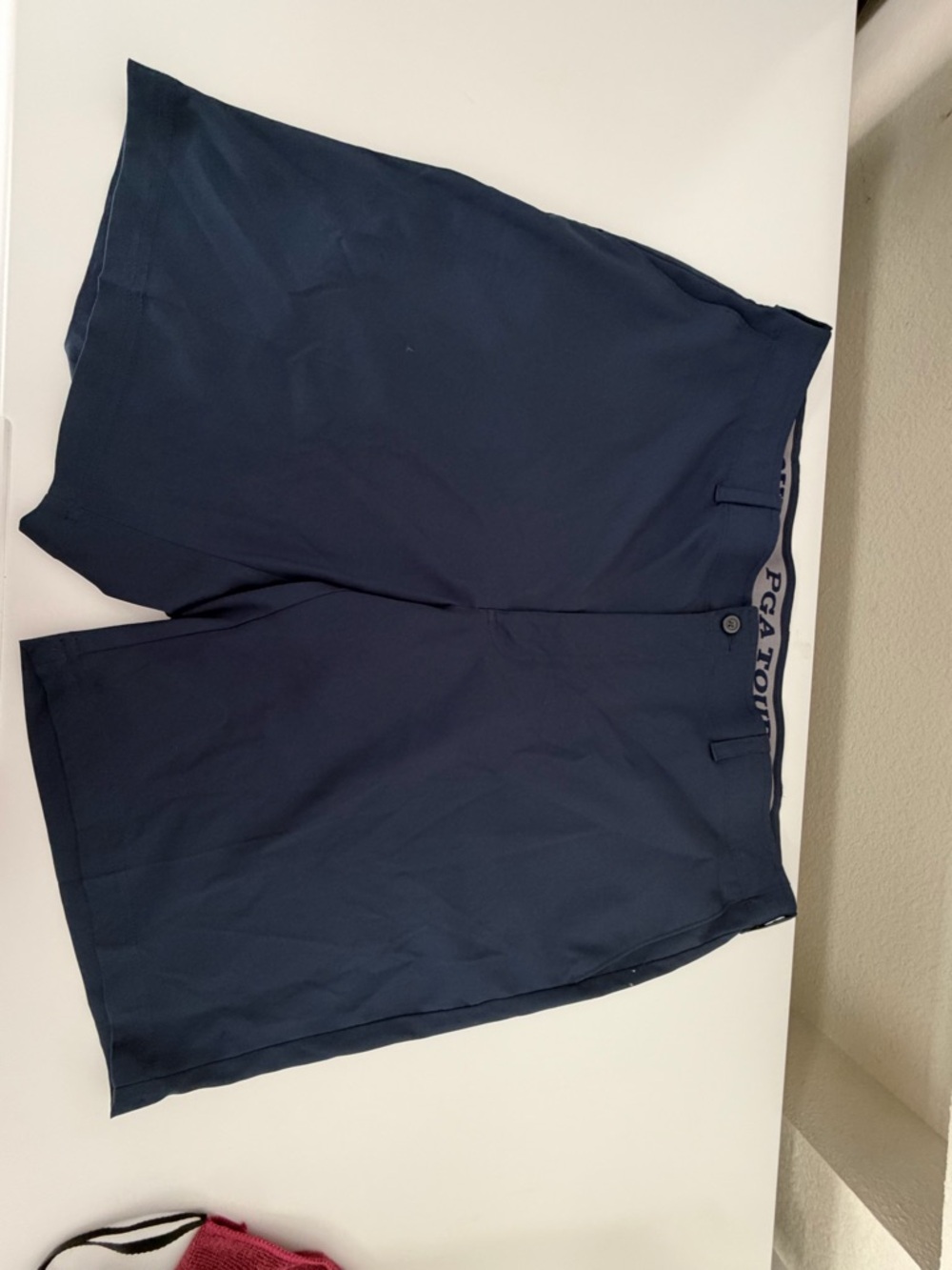 PGA Tour Men's‎ Sports Shorts – Navy and Beige - Picture 5 of 12